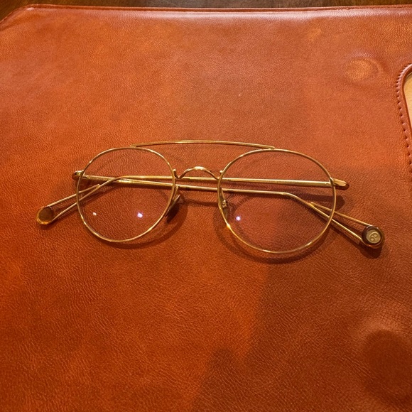 Ahlem Place de la Bastille Gold Blue Light Glasses